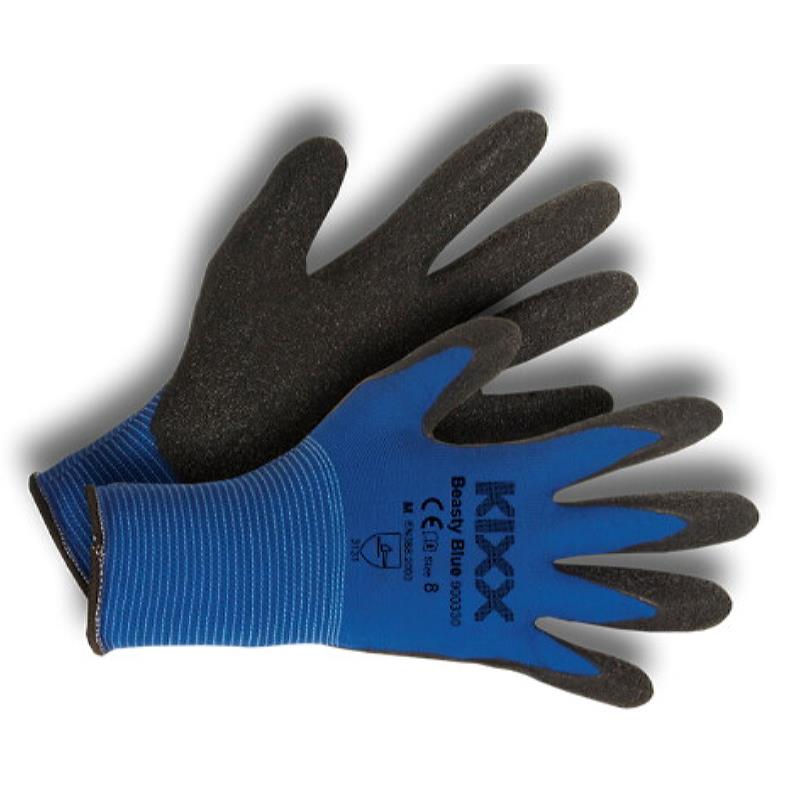 Kixx Glove Beasty Blue size 8 Blue