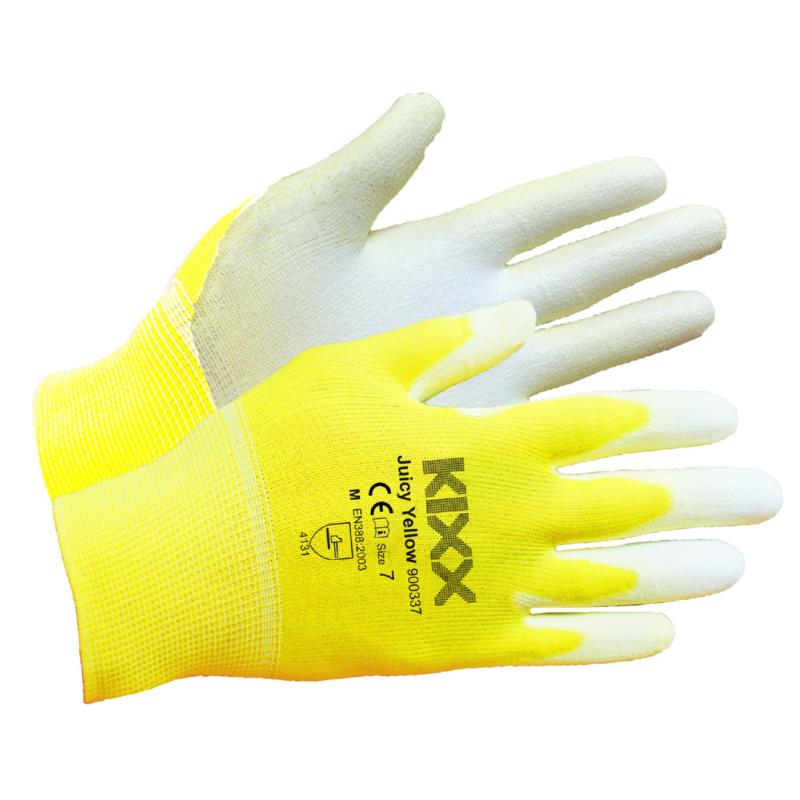 Kixx Glove Juicy Yellow size 7 yellow
