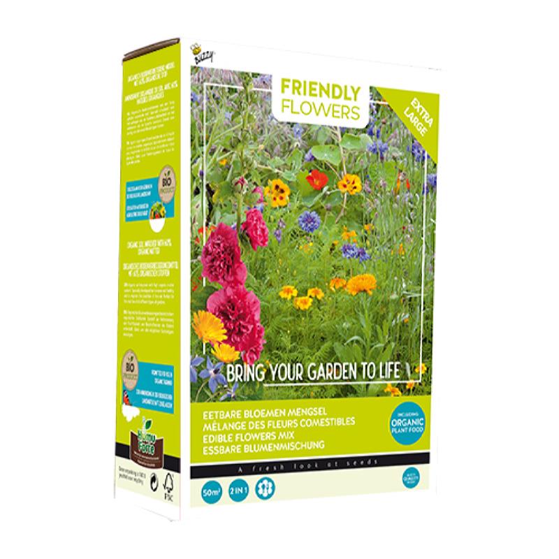 Buzzy® Friendly Flowers XL Edible Flowers Mix 50m²