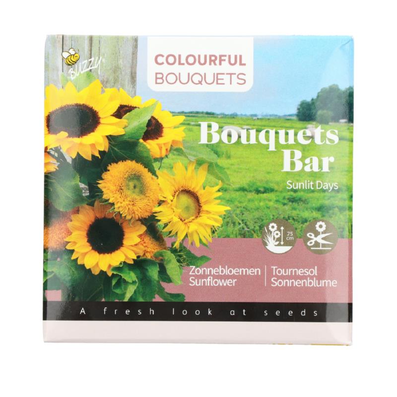 Buzzy® Bouquets Bar Sunlit Days, Medium-size Sunflowers