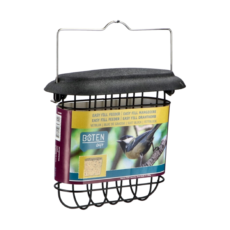 Bûten Gift Blacksteel Vetblok feeder