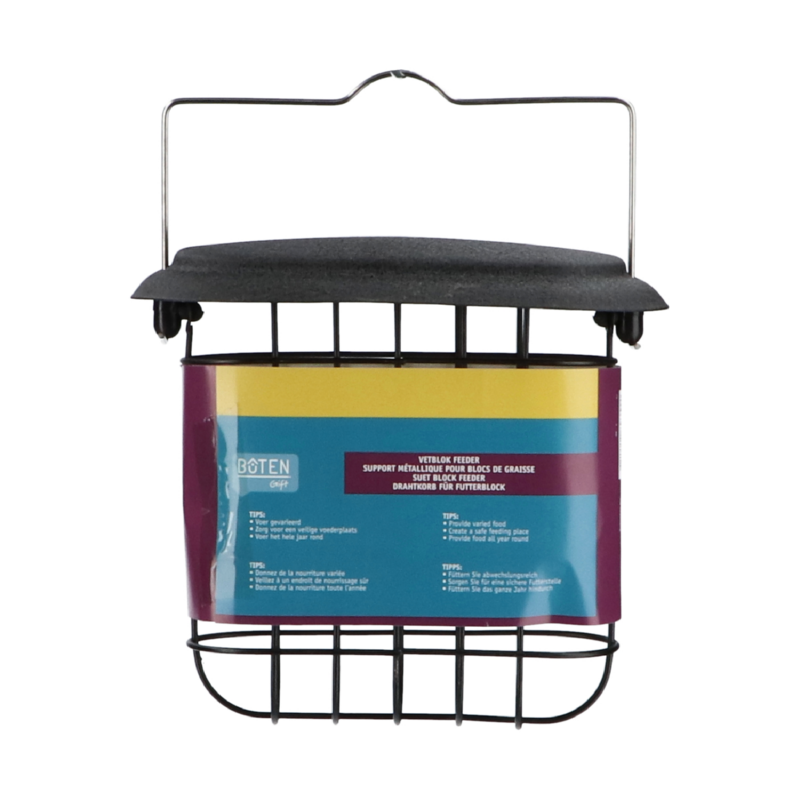 Bûten Gift Blacksteel Vetblok feeder