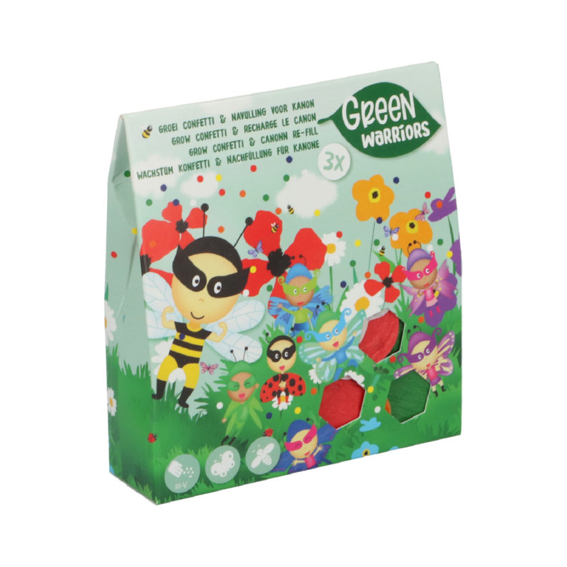 Green Warriors® Confetti Seeds  Refilll Display