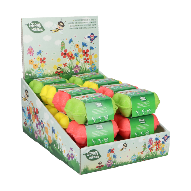 Green Warriors® Egg box zaadbommen 24St. in Display