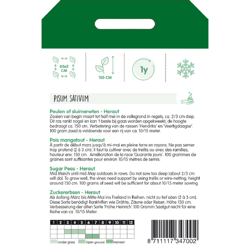 Snow Peas / Sugar Peas Heraut, 100g