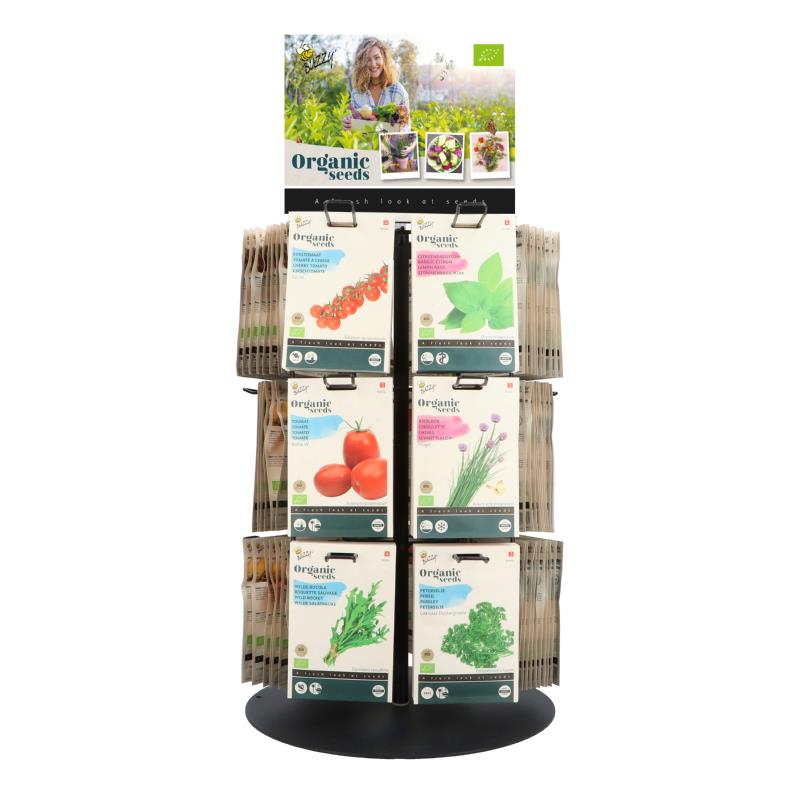 Carroussel display black 3x6pos Buzzy