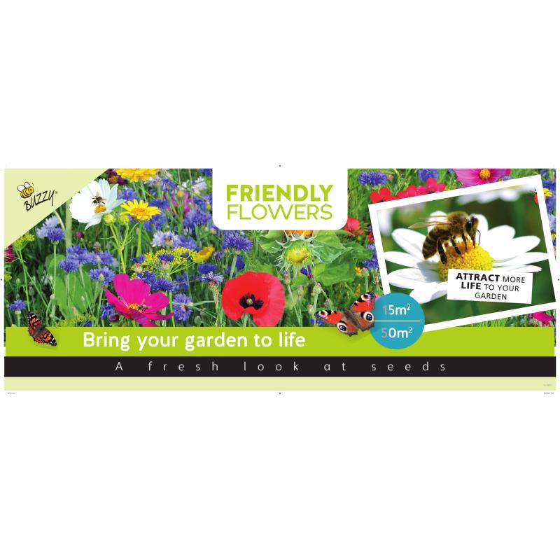 Header Wanzl Friendly Flowers 39.7x99.5cm
