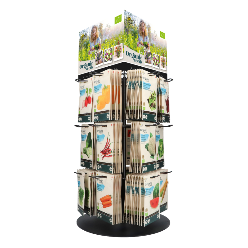 Carroussel display black 3x6pos Buzzy