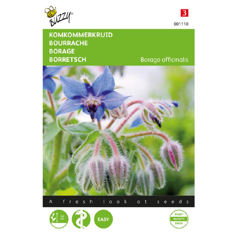 Buzzy® Komkommerkruid (Borage)