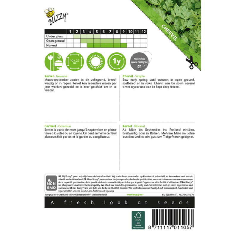 Buzzy® Chervil Common or Plain