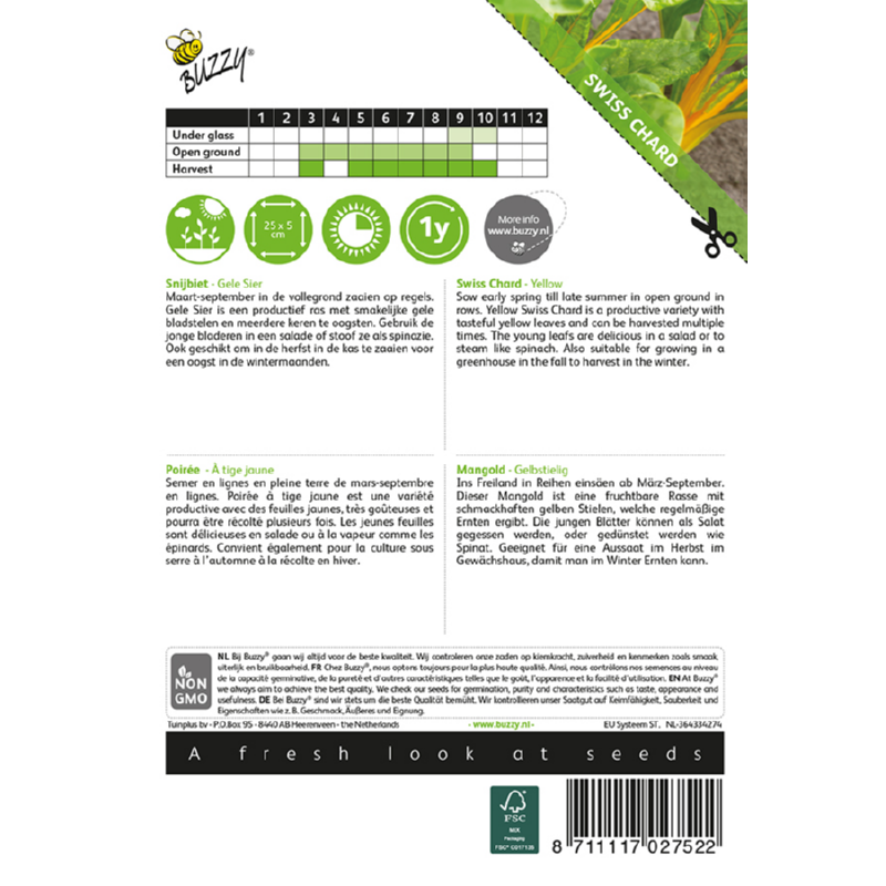 Buzzy® Snijbiet Gele Sier