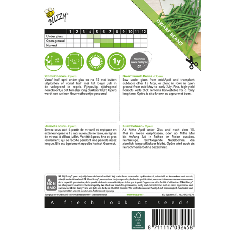 Buzzy® Dwarf French Beans Opera