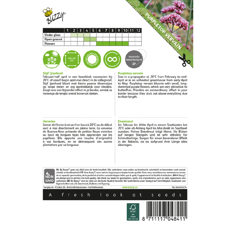 Buzzy® Verbena, Stijf Ijzerhard