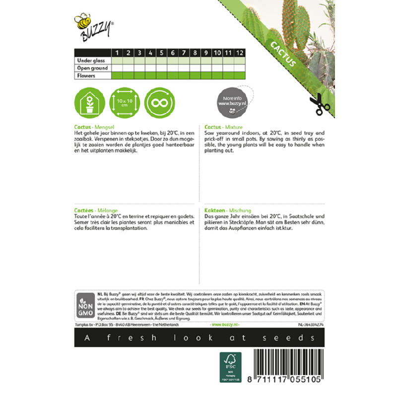 Buzzy® Cactus mixture All kinds