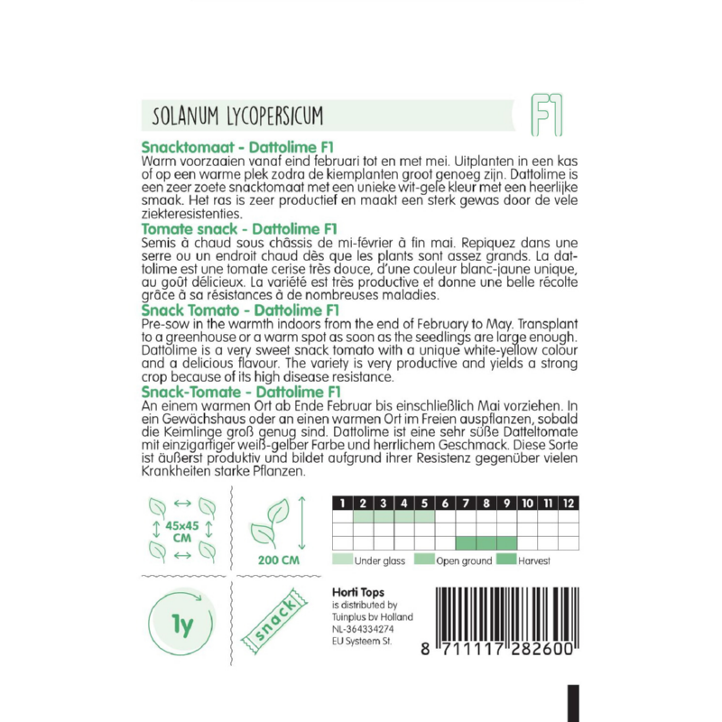 Horti Tops® Snack Tomato Dattolime F1