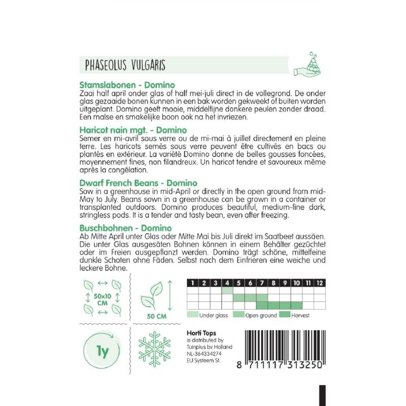 Horti Tops® Dwarf French Beans Domino