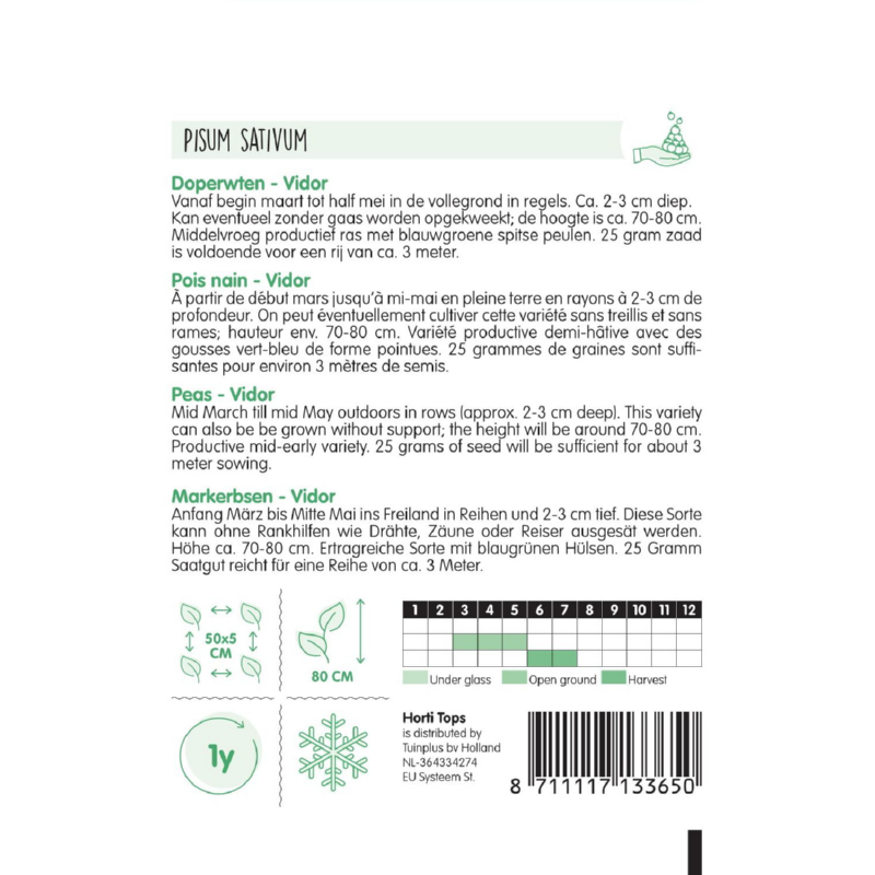 Horti Tops® Peas Vidor