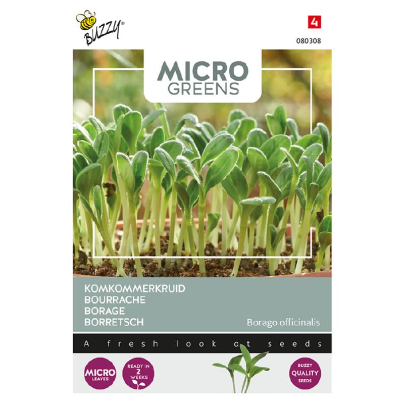 Buzzy® Microgreens, Borage