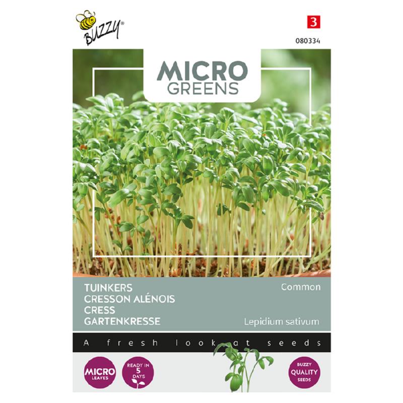 Buzzy® Microgreens, Cress Common