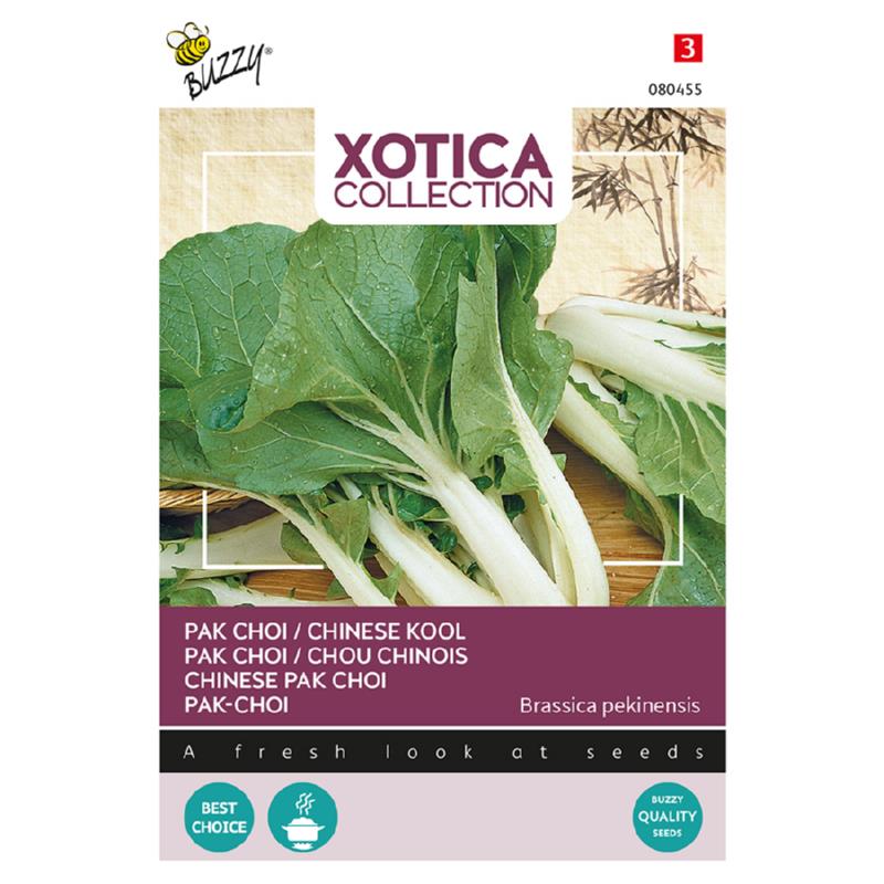 Buzzy® Xotica Chinese Pak Choi, white stemmed