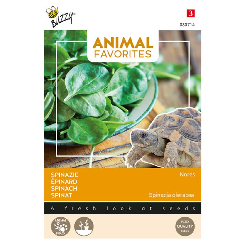 Buzzy® Animal Favorites Spinazie Nores voor Schildpadden