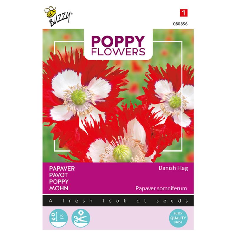 Buzzy® Poppy Flowers Danish Flag