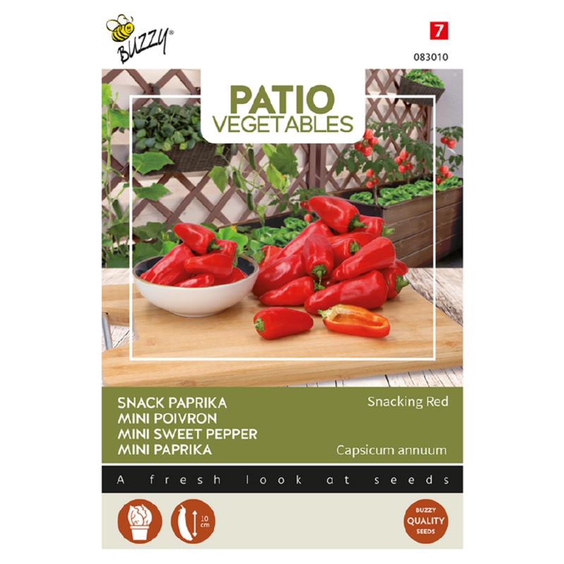 Buzzy® Patio Veggies, Mini Sweet Pepper Snacking Red