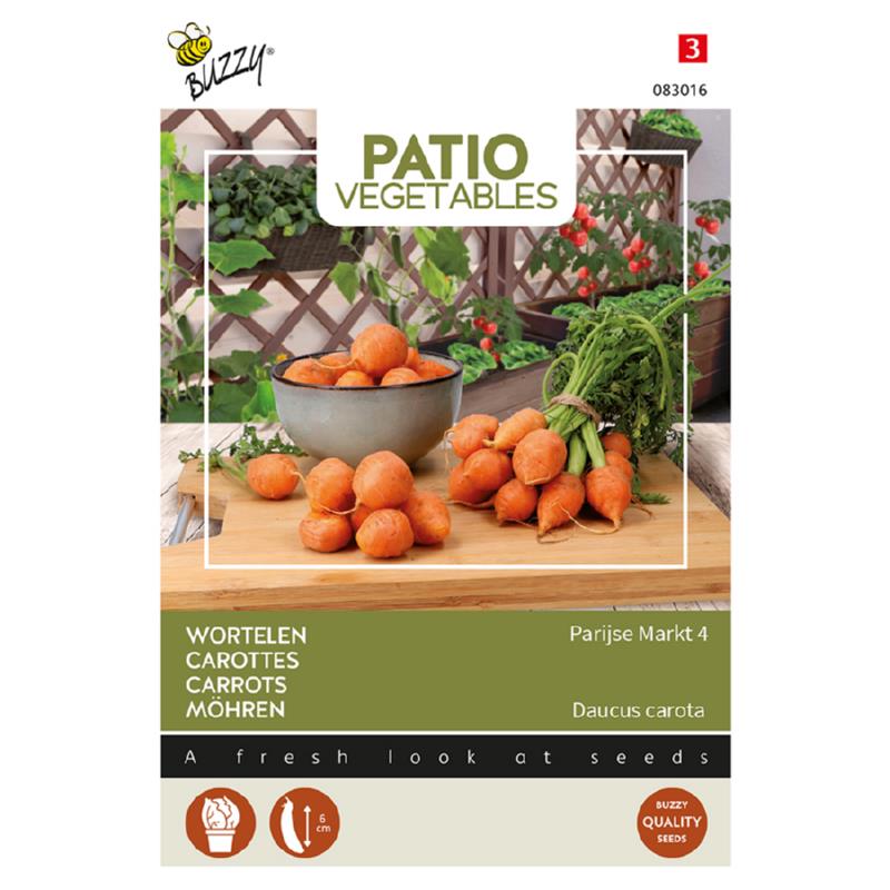 Buzzy® Patio Veggies, Carrots Parijse Markt 4