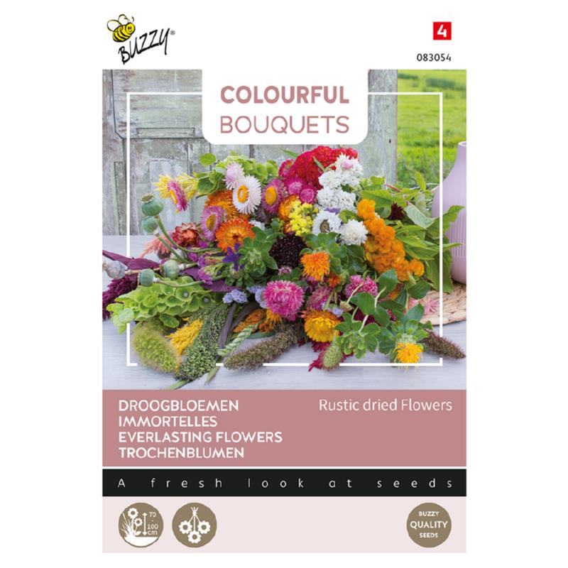 Buzzy® Colourful Bouquets, Rustic dried flowers