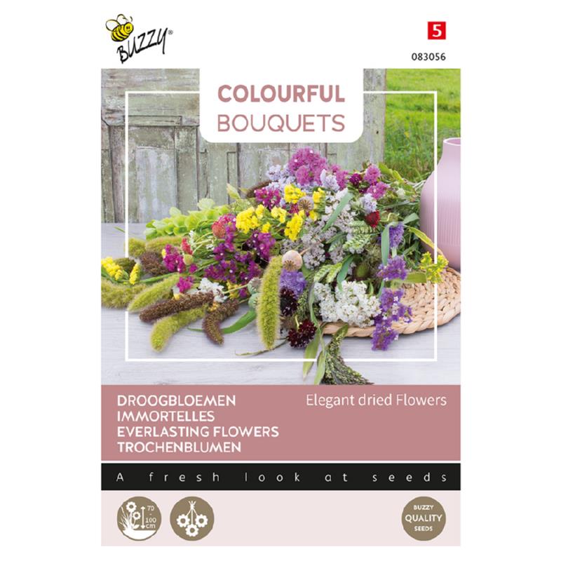Buzzy® Colourful Bouquets, Elegant dried flowers