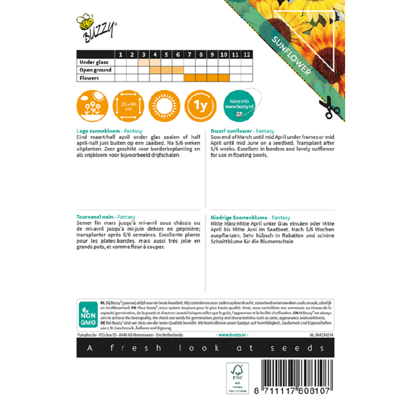 Buzzy® Sunny Flowers, Sunflower Fantasy