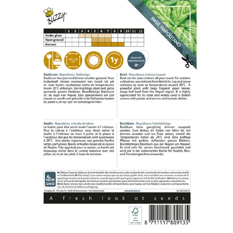 Buzzy® Basilicum Napolitano