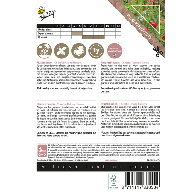 Buzzy® Colourful Bouquets, Cheerfull Picking Flowers