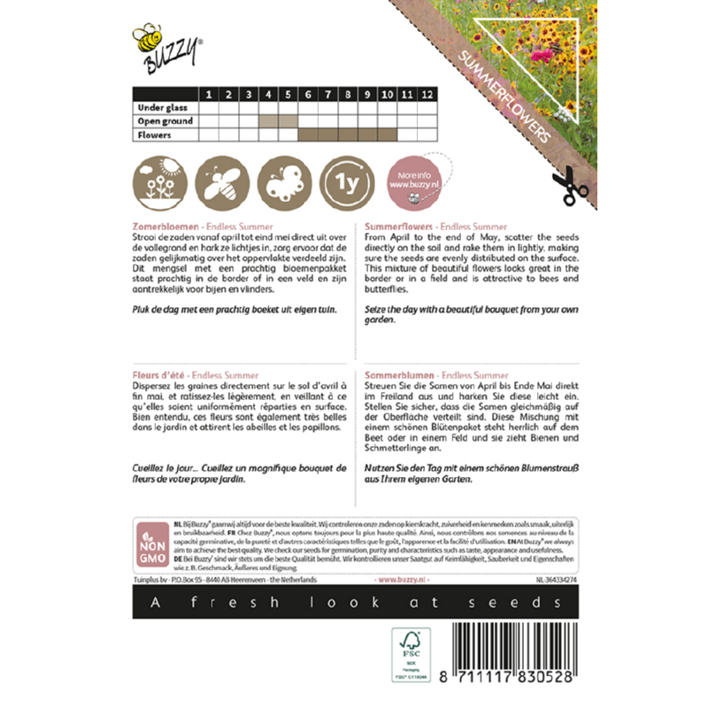 Buzzy® Colourful Bouquets, Endless Summer