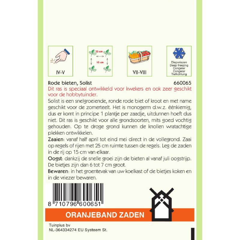 OBZ Rode Bieten Solist (Monogerm)