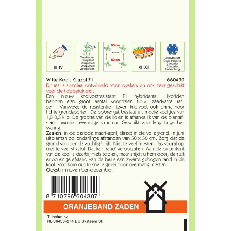 OBZ Witte Kool Kilazol F1