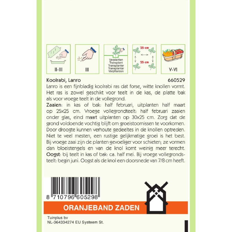 Oranjeband® Kohlrabi Lanro