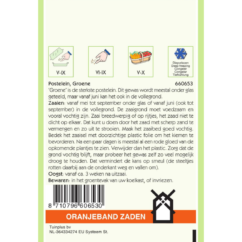 OBZ Postelein Groene