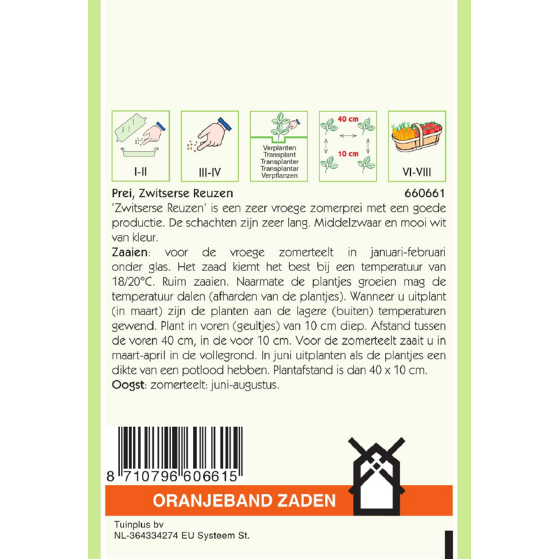 Oranjeband® Leek Swiss Giants-American Flag