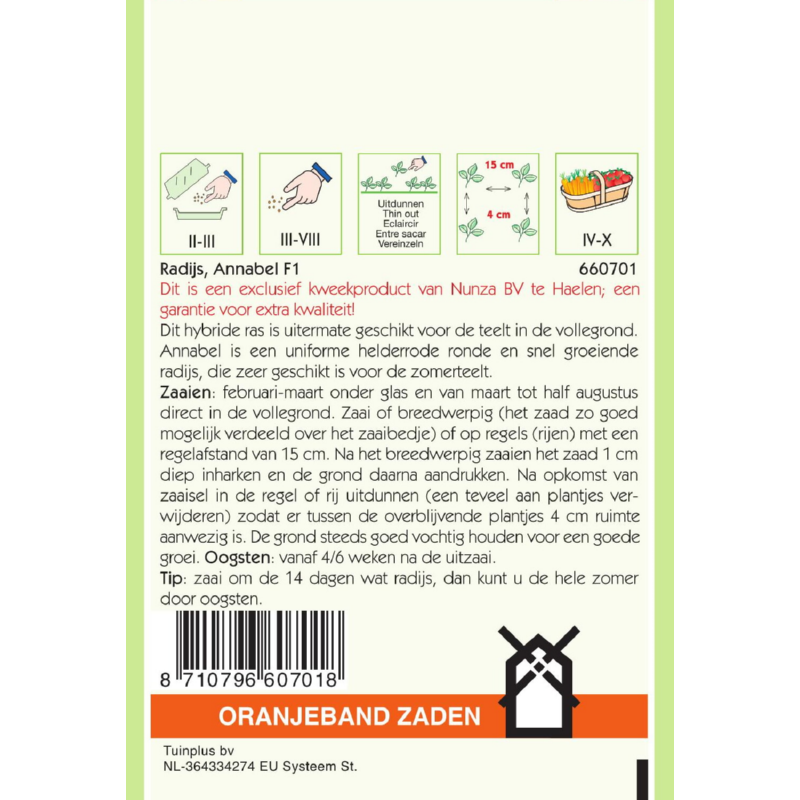 Oranjeband® Radish Annabel F1