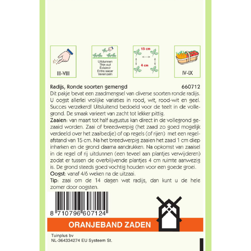 Oranjeband® Radish Mixture