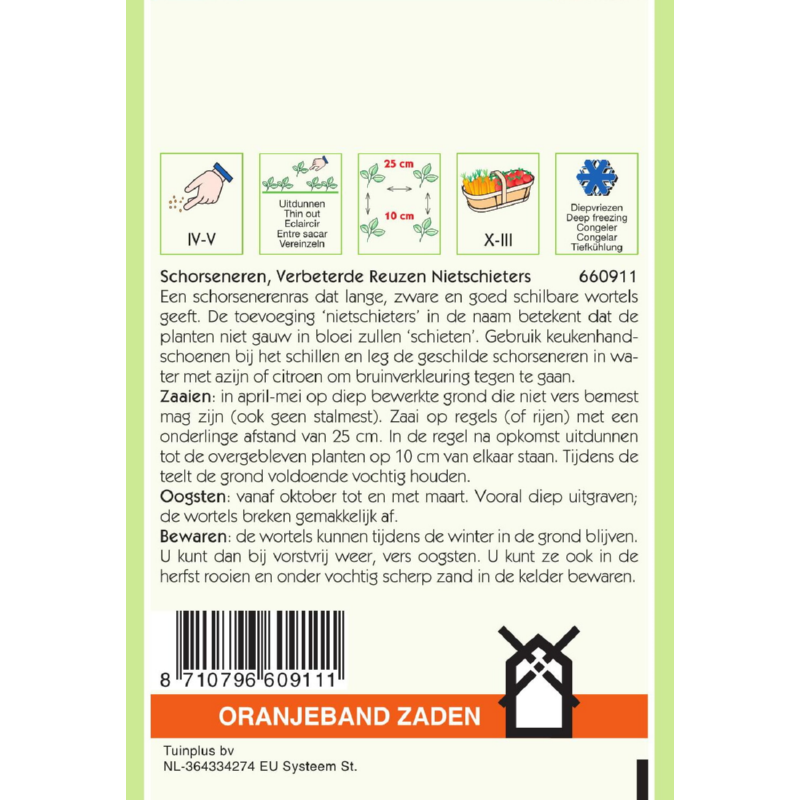 OBZ Schorseneren Verbeterde Reuzen