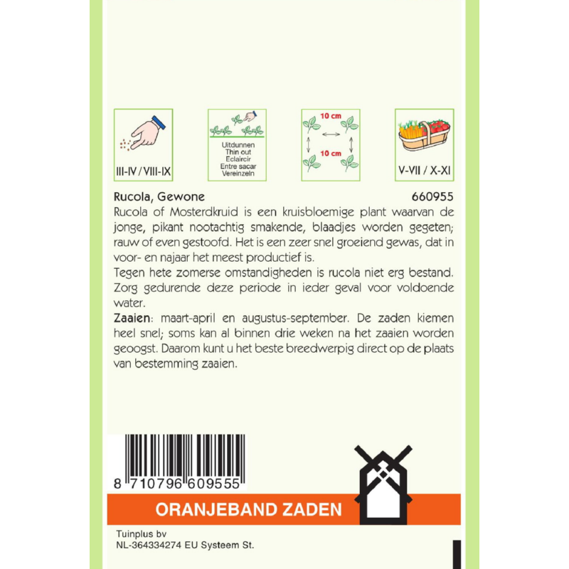 Oranjeband® Rocket (Eruca Sativa)