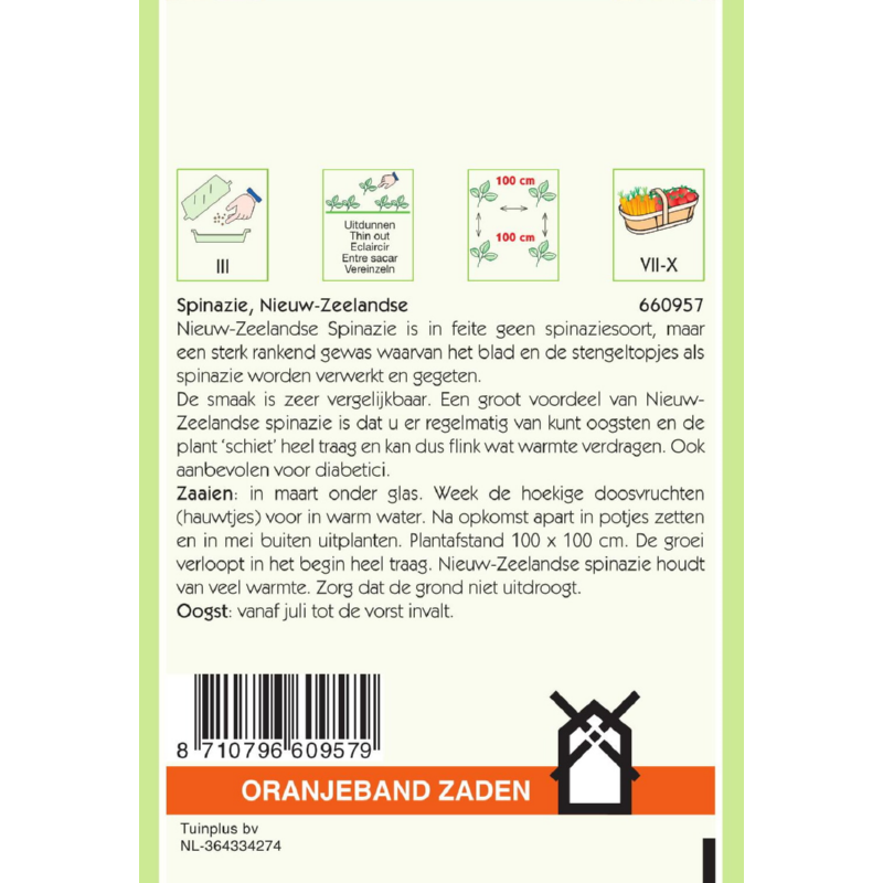 OBZ Spinazie Nieuw-Zeelandse
