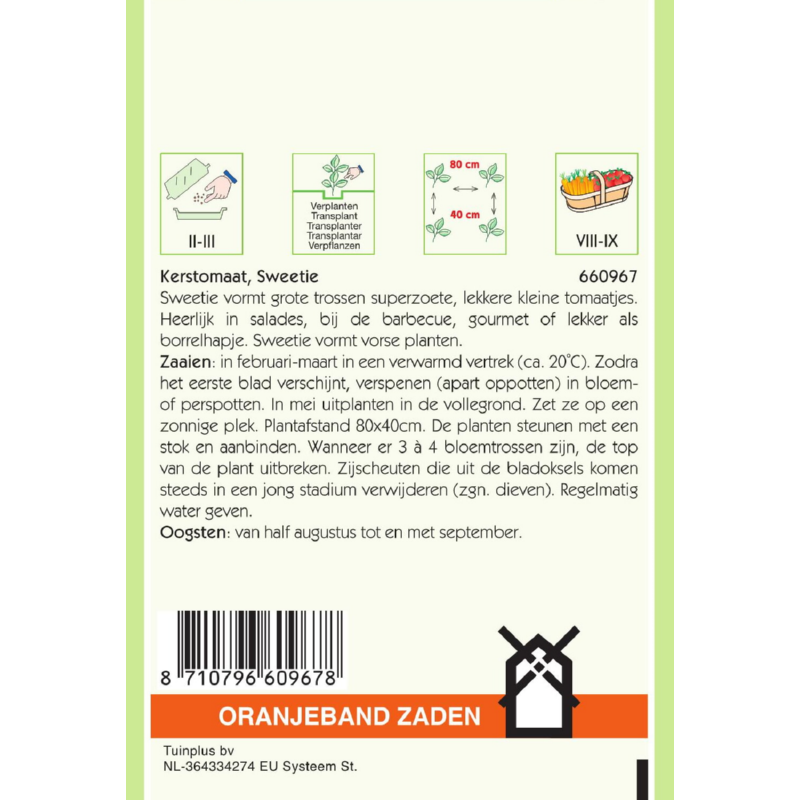 Oranjeband® Cherry Tomato Sweetie