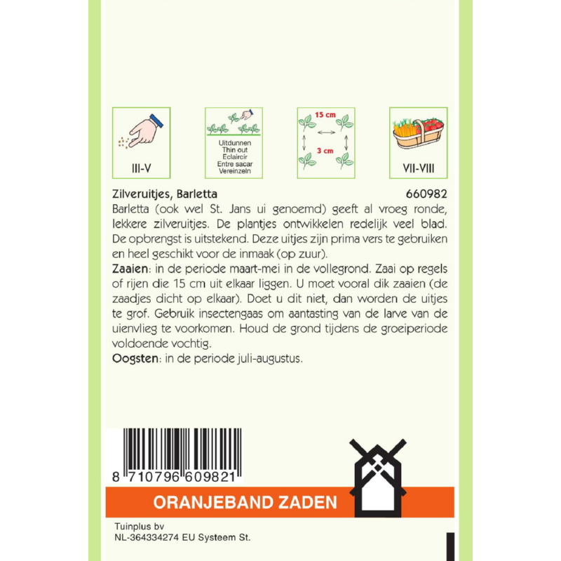 Oranjeband® Onion -White Pickling- Barletta