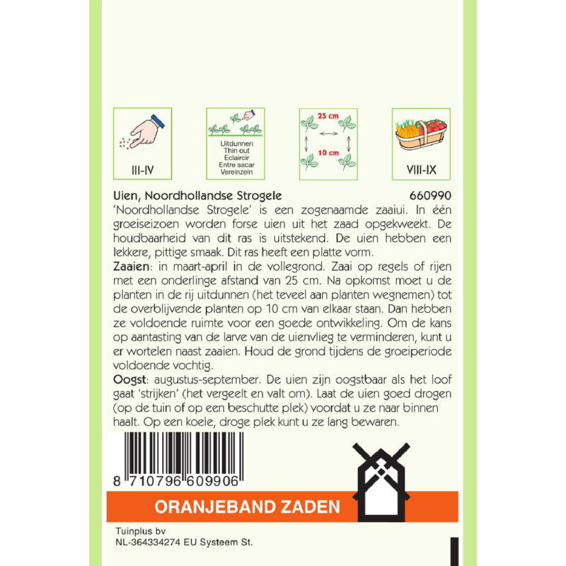 Oranjeband® Onion Yellow Flat Dutch