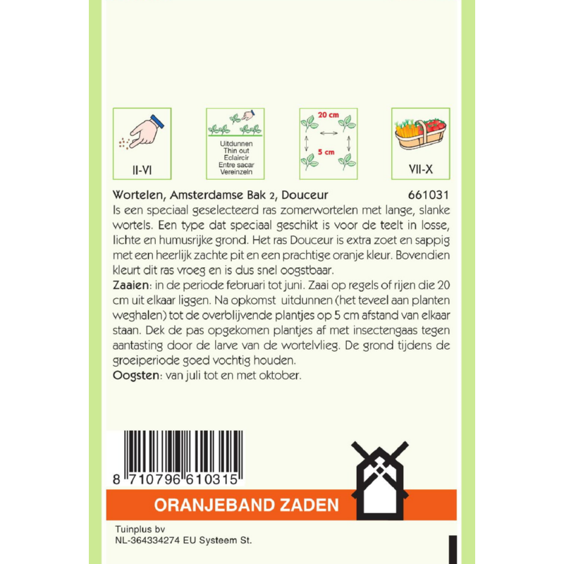 Oranjeband® Amsterdamse Bak 2, Douceur