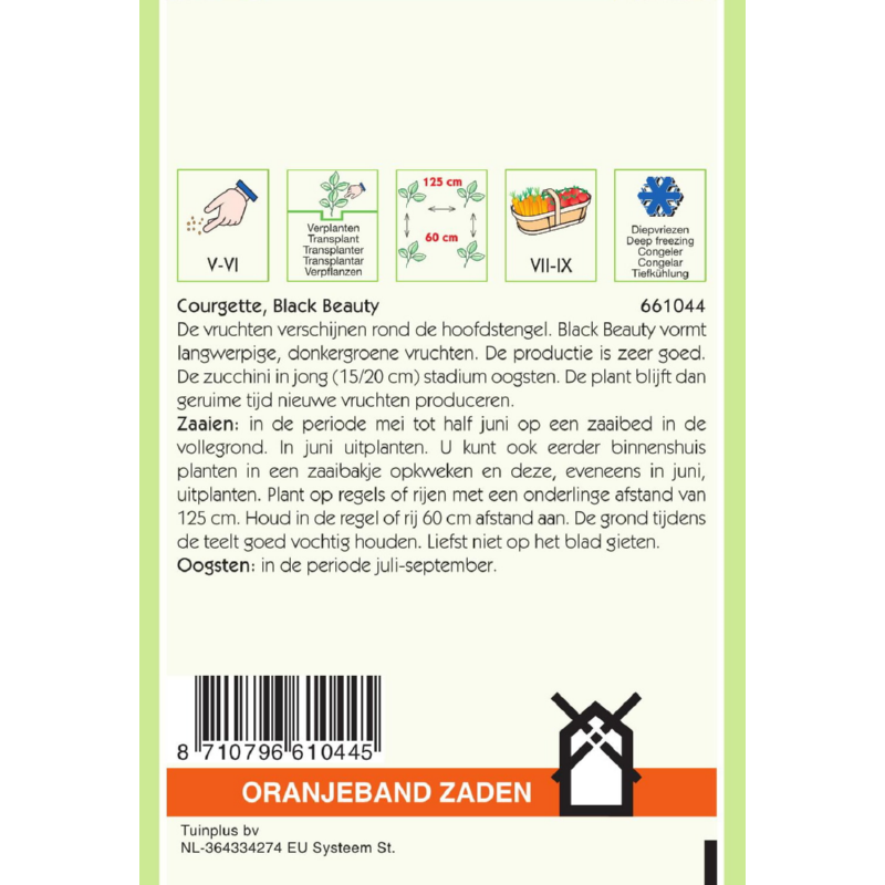 Oranjeband® Summersquash Bl. Beauty Long Green