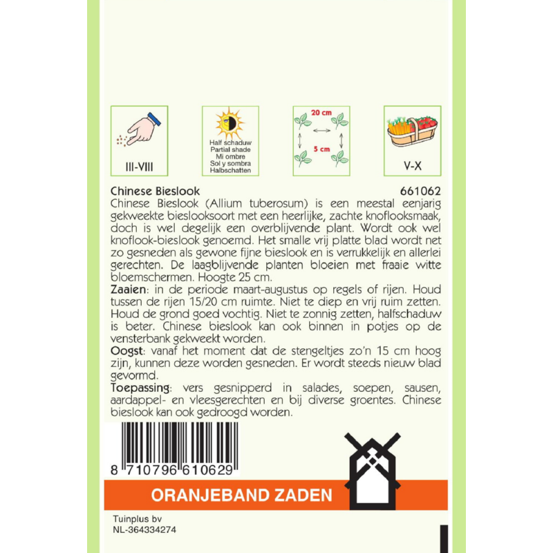 Oranjeband® Chinese Chives